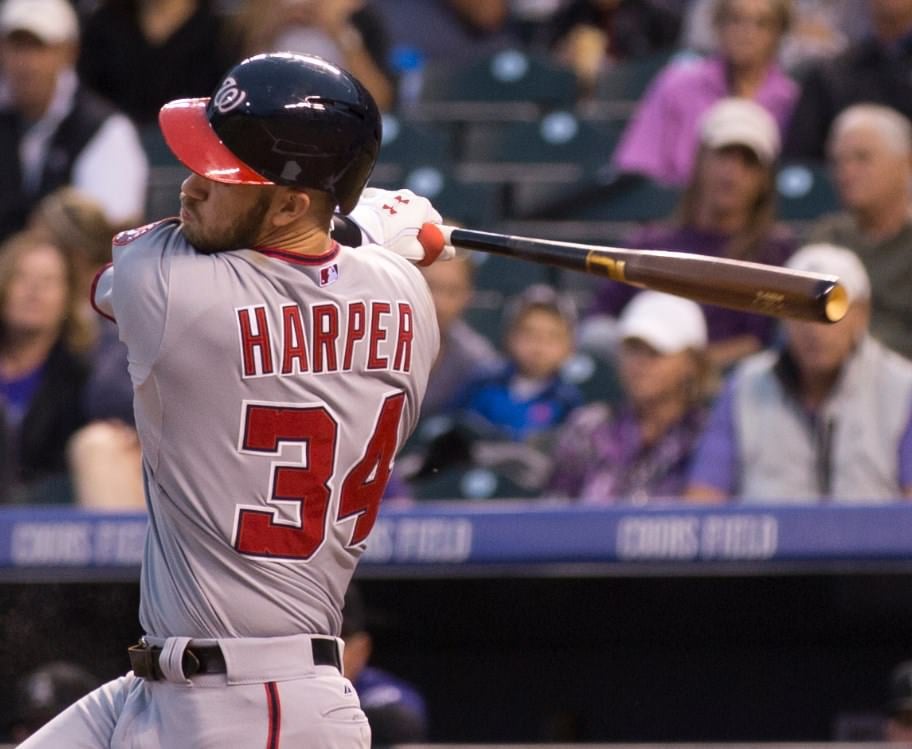 Bryce Harper Tucci Bat Dj Lemahieu Glove Pros Wear Bryce Harper Tucci Bat Dj Lemahieu Glove Pros Wear