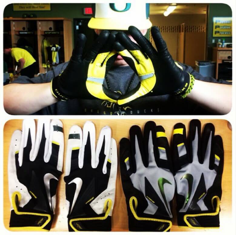 Oregon Nike Batting Gloves 2016