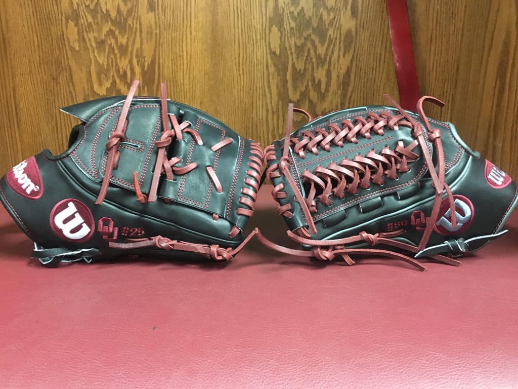 OU Wilson Gloves