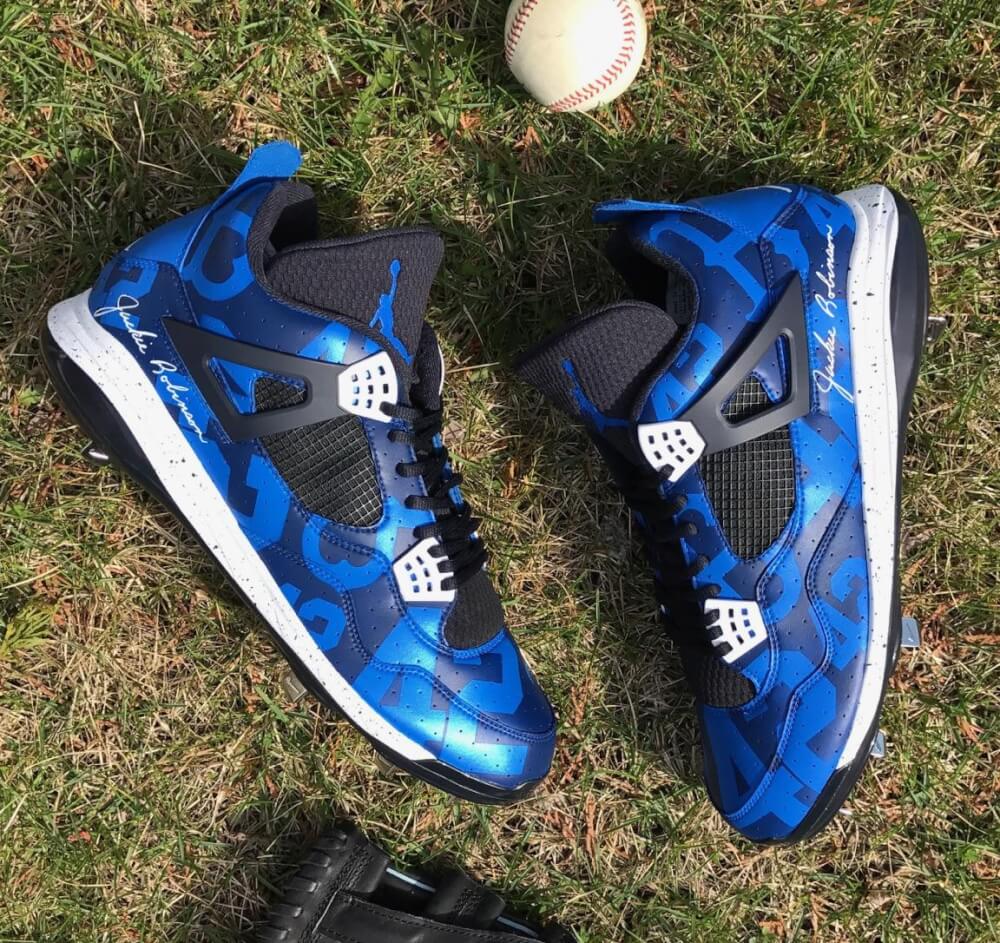 CC Sabathia Jackie Robinson Day 2017 Cleats