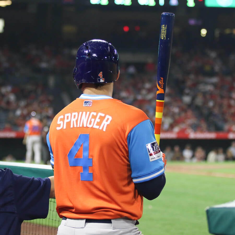 george springer players weekend jersey