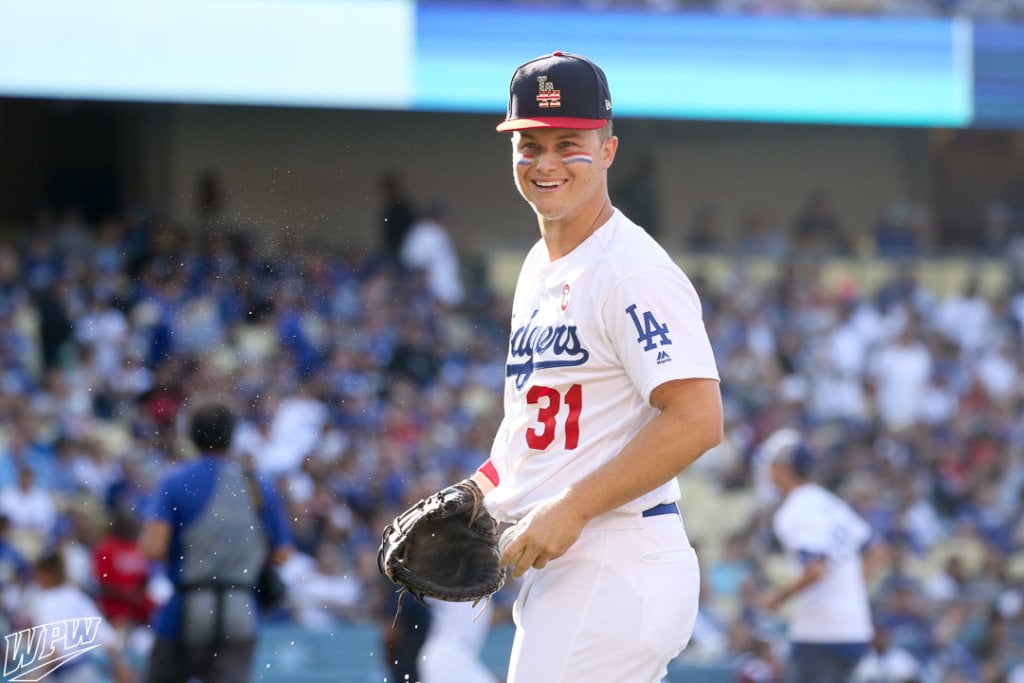 What Pros Wear: Joc Pederson's Franklin Sports USA Tri-Color Eye