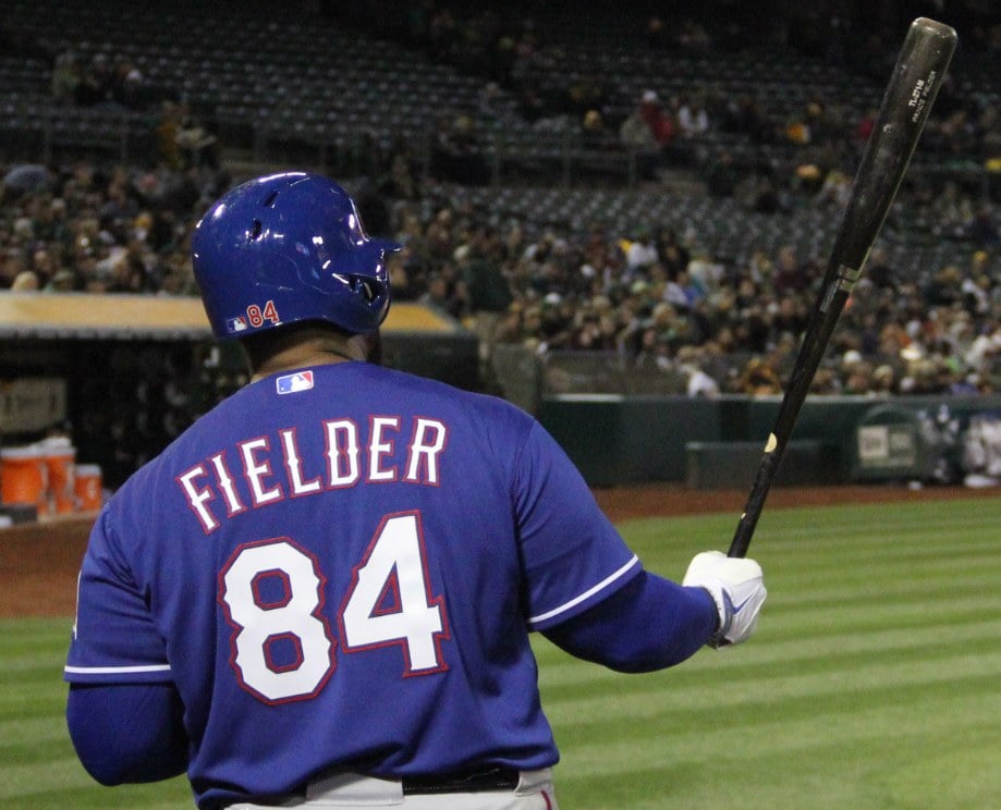 Prince Fielder will wear No. 84 next season with Texas