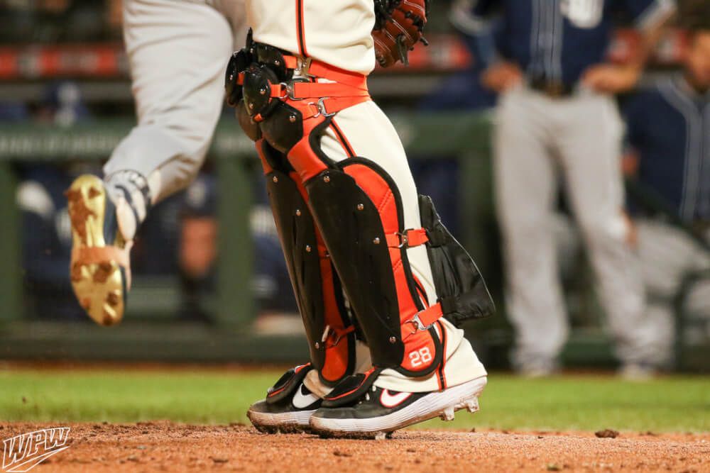 suspensión Integrar Filadelfia What Pros Wear: Buster Posey's Nike Alpha Huarache Elite 2 Cleats - What  Pros Wear