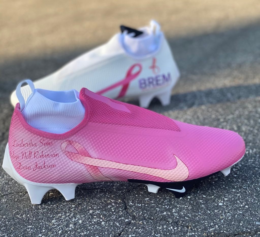 Custom Painted Football Cleats from My Cause My Cleats 2020 – B