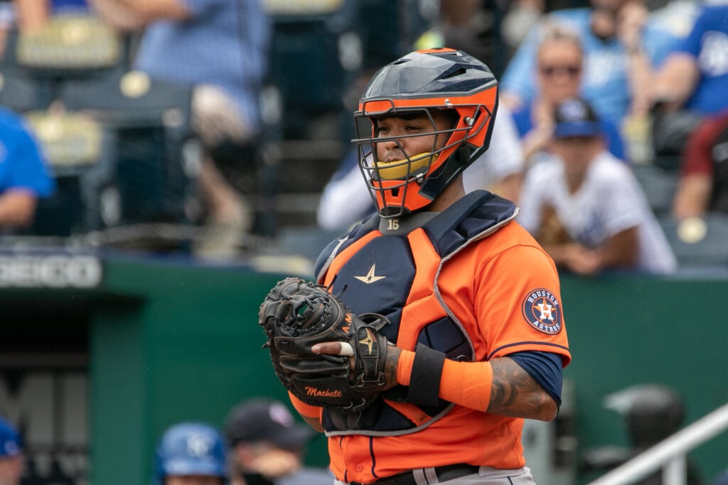 What Pros Wear: Gary Sanchez' Nike Catcher's Gear - What Pros Wear