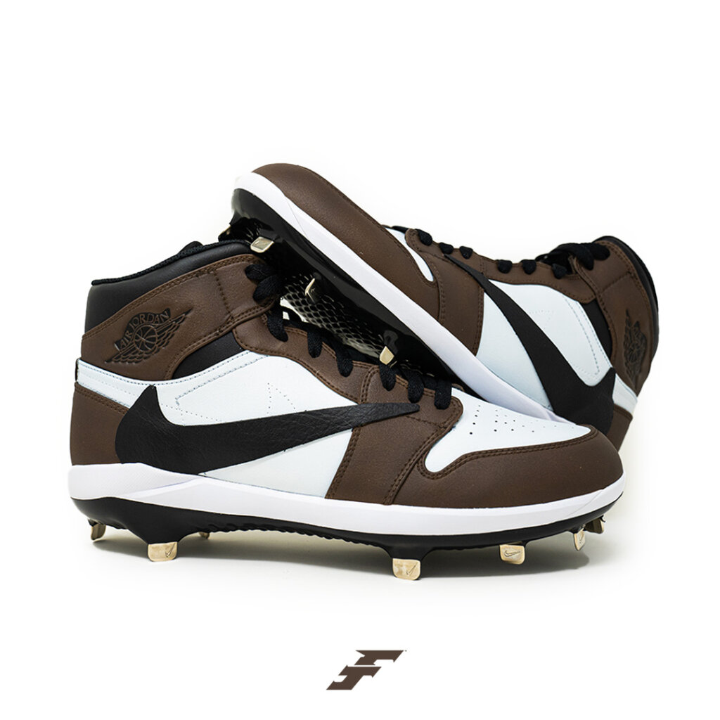 travis scott jordan 1 baseball cleats