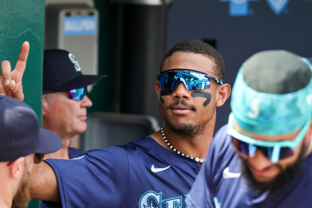 What Pros Wear: Julio Rodriguez's Oakley Encoder Strike Sunglasses